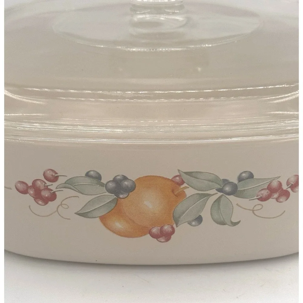 Vintage‎ Corning Ware A-2-B Abundance 2L Casserole Dish w/Lid Pyrex A9C Baking